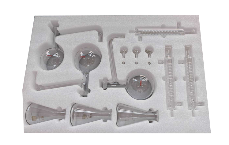 3工位蒸餾儀玻璃儀器套裝 YT-**TZ3